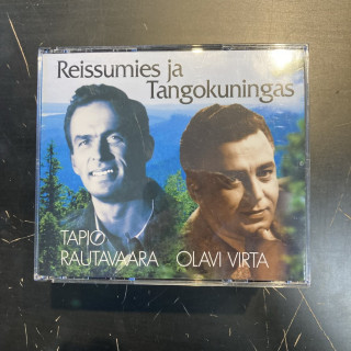 Tapio Rautavaara / Olavi Virta - Reissumies ja Tangokuningas 4CD (VG+-M-/VG+) -iskelmä-